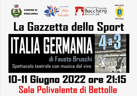 10-11 Giugno 2022 - Sala Polivalente di Bettolle (SI)