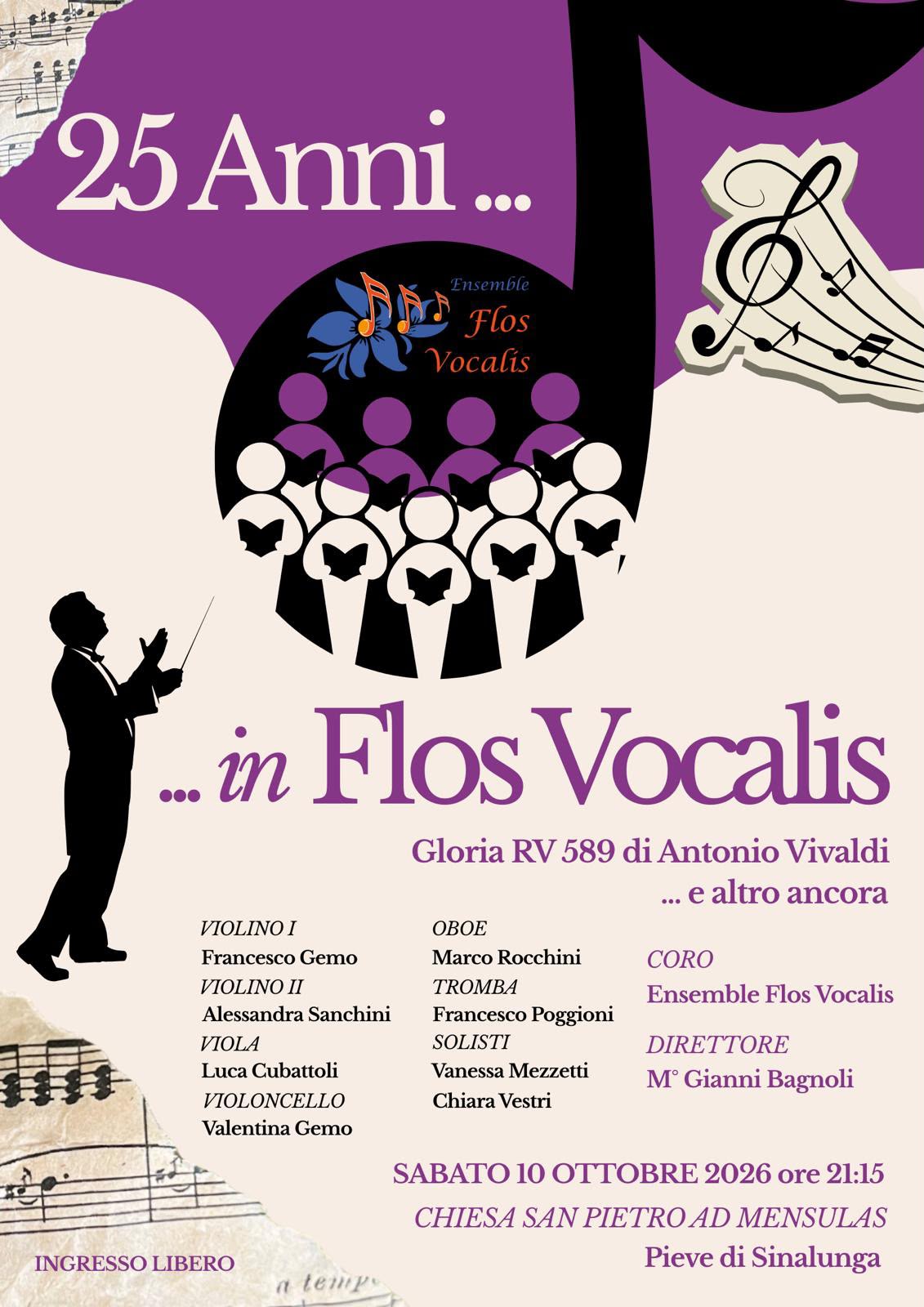 25 anni in Flos Vocalis